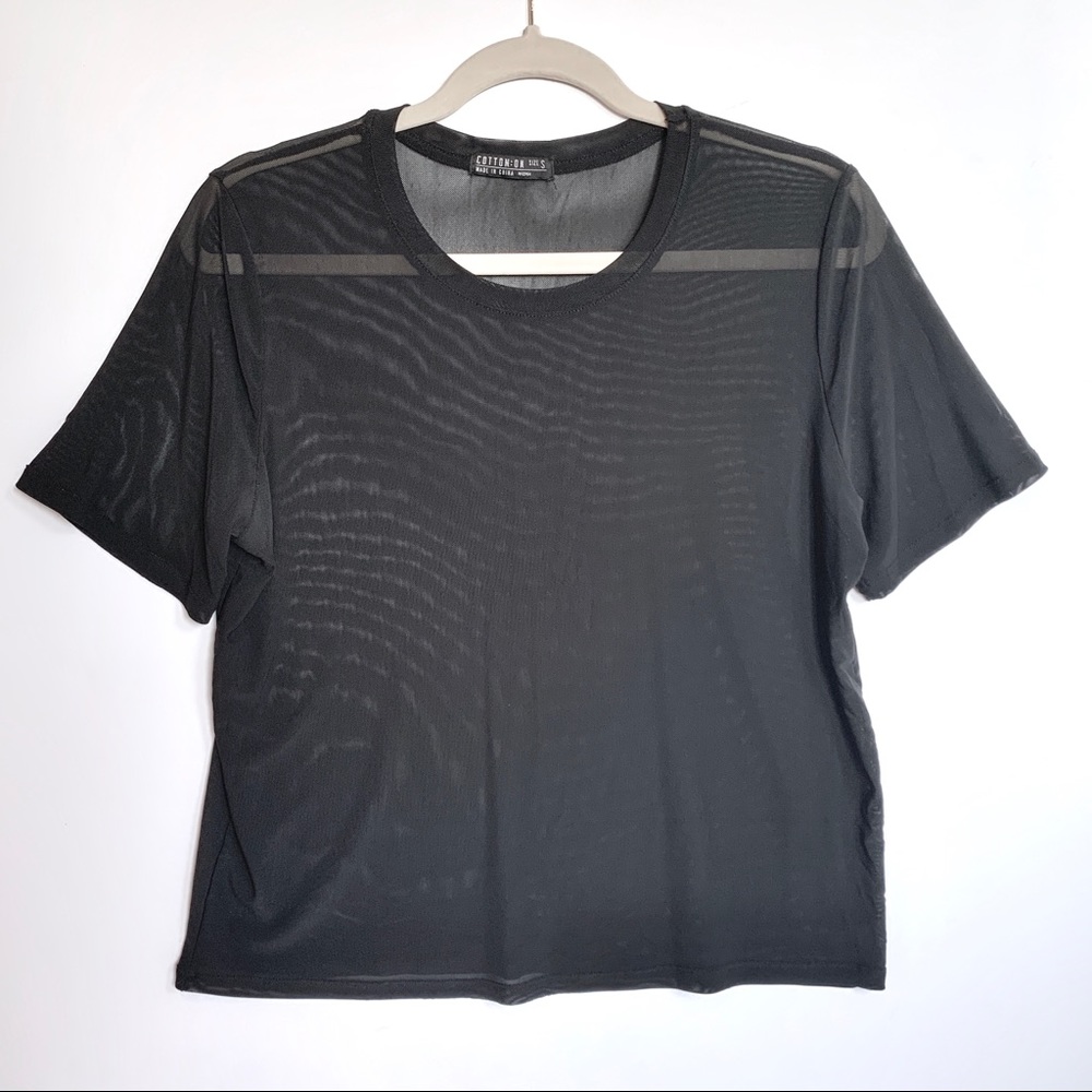 FINAL SALECotton On Black Mesh T-Shirt